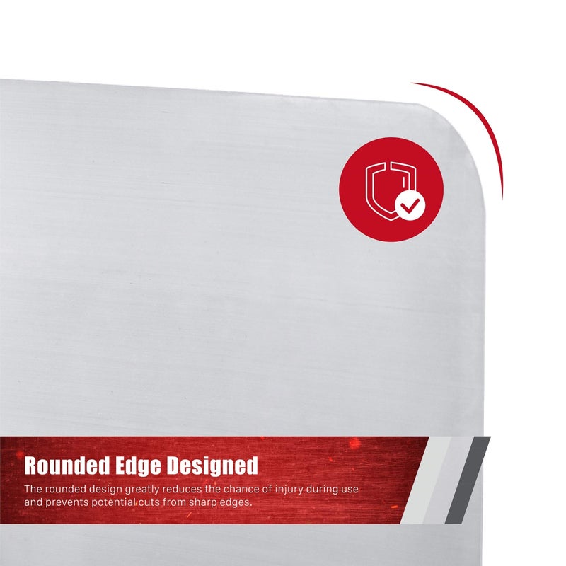 DuraSteel Stainless Steel Sink Splash Guard - 15" x 12" Wall Mount Commercial Kitchen Shield - Kitchen Safety & Hygiene Cooking Splatter Screen - Ideal for Hand Sinks, Prep Sink, Utility Sink - Image 3